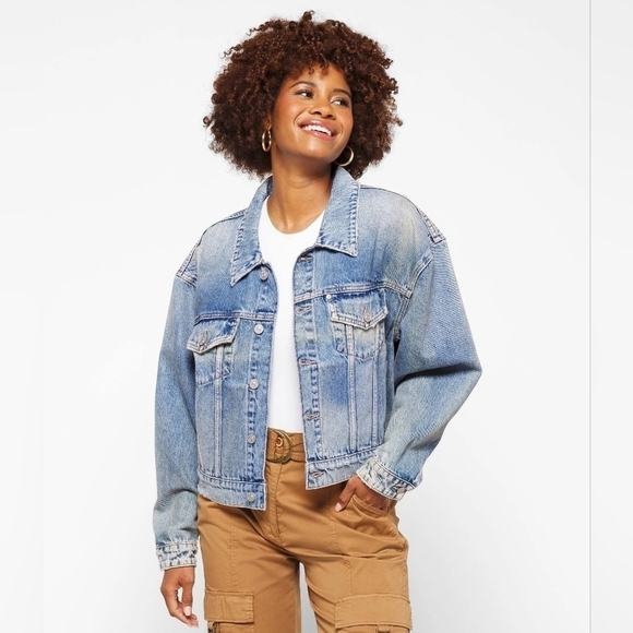 Hudson NWT Brea Swing Trucker Jacket - Picture 15 of 17